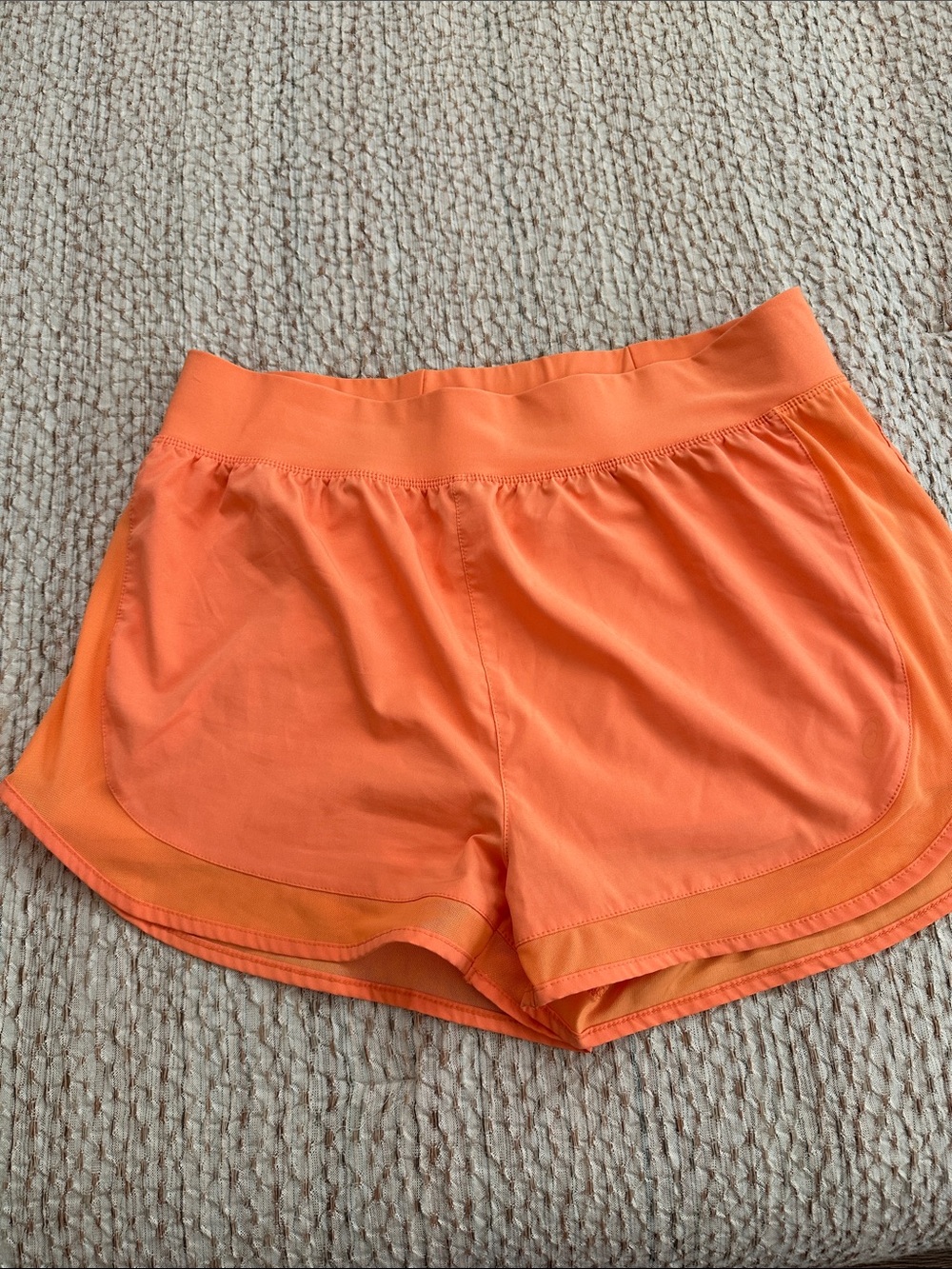 Women's ASICS Active Shorts in Bright Orange
